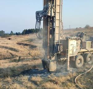 Drilling occurs in the Ehlangwini Village 